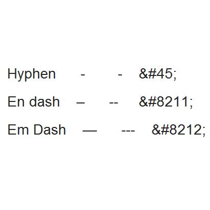 hyphen-en-dash-em-dash