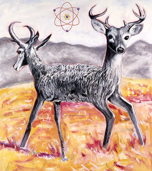 deer_antelope_acrylic_oil